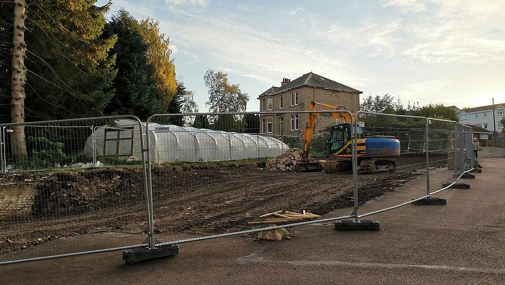 Demolition of Lesmahagow Jubilee Hall